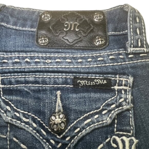 MISS ME Distressed Skinny Jeans - Size 27 - Picture 8 of 13